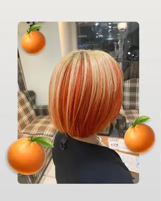 ショート カラー ヘアアレンジ 派手髪特化🫶 RYUSEI🐈‍⬛のヘアスタイル