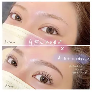 マツエク・マツパ ロレインブロウ近鉄八尾店所属・ロレインブロウ🫧 梅田ひなた🫧のマツエク・マツパデザイン