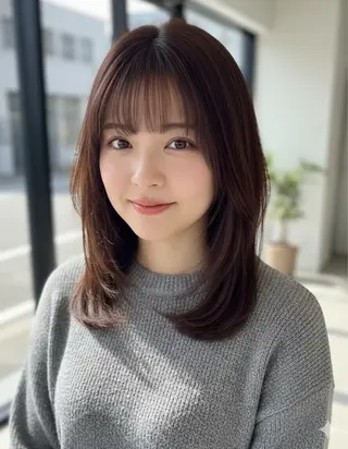 セミロング Laciel両国店 ⭐️響⭐️のヘアスタイル