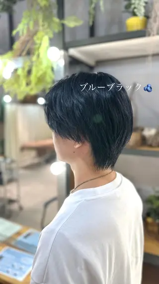 ショート カラー メンズ 溜 一太のヘアスタイル