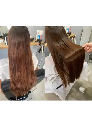 ロング 佐藤 綾香のヘアスタイル