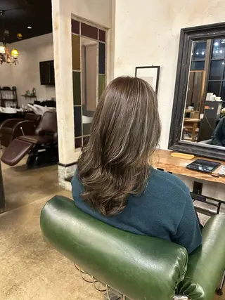 ロング カラー パーマ 🦖ノザワ リンカ🦖のヘアスタイル