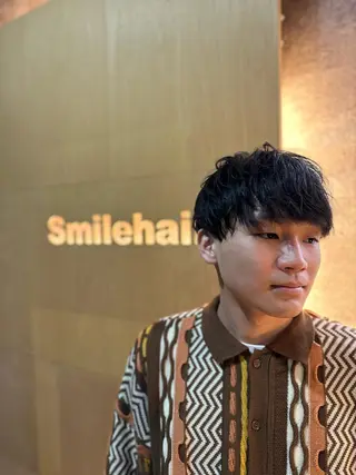 ミディアム メンズ メンズカットNo,1 小池 魔裟斗のヘアスタイル