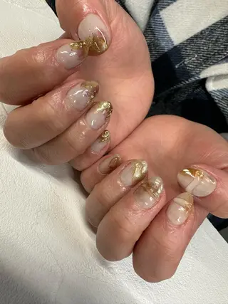 ロング カラー ヘアアレンジ キッズ ネイル マツエク・マツパ アイブロウ 福田 加奈のネイルデザイン