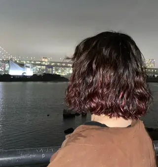 カラー パーマ MIKI /LAZO 千歳船橋のヘアスタイル