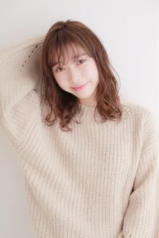 ミディアム NYNY四條畷店 森 亮人のヘアスタイル