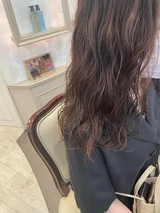パーマ 🍪ヨシイハルネ🍪 ラベンダーカラーのヘアスタイル
