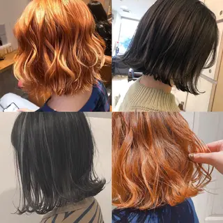 カラー ヘアアレンジ 平原 ミレイのヘアスタイル