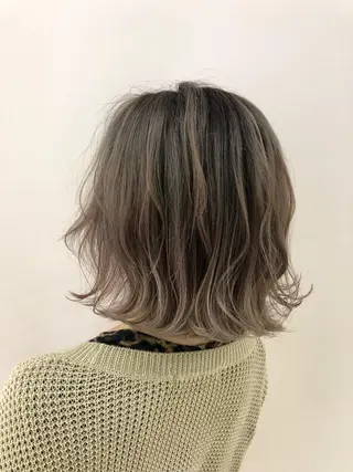 カラー 茅ヶ崎/ハイライト/ ハイトーン/関口実華のヘアスタイル