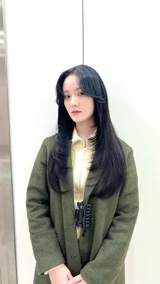 ロング 🫧ワンホンヘア🫧 MACOのヘアスタイル