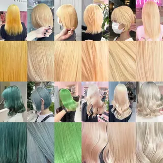 セミロング ❄️💛エクステ ブリーチ❄️yukiのヘアスタイル