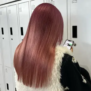 ロング カラー メンズパーマ/ メッシュ📍ユリのヘアスタイル