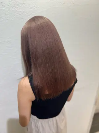 ロング カラー 髪質改善縮毛矯正× 艶髪カラー板垣智大のヘアスタイル