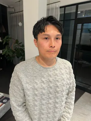 ショート デザインカット 加藤園のヘアスタイル