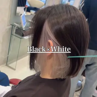 ショート カラー ブリーチ/暖色カラー 宮城陽日のヘアスタイル