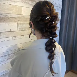 ロング ヘアアレンジ ボブカット/アレンジ /さきのヘアスタイル