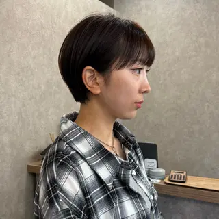 ショート 丸みショート🧸 積田 佳奈のヘアスタイル