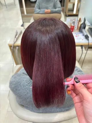 カラー 🎀暖色カラー/透明 感カラー/ひな🎀のヘアスタイル