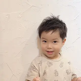 ショート メンズ キッズ ヘアアレンジ Add9 柳田健登のヘアスタイル