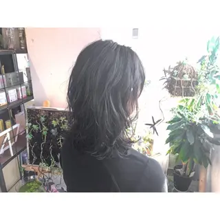 ミディアム パーマ ショート/レイヤー なら石井知希のヘアスタイル