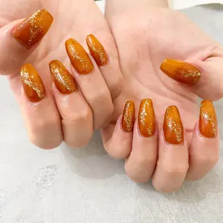 ネイル ゴテゴテ💙ワンホン リオナのネイルデザイン