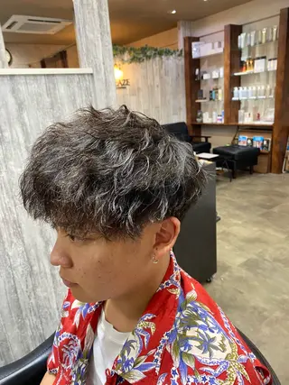 ショート メンズ BREAZE所属・福澤玲央／博多／千代 ／メンズカットのヘアスタイル