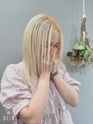 ロング カラー K Harukaのヘアスタイル