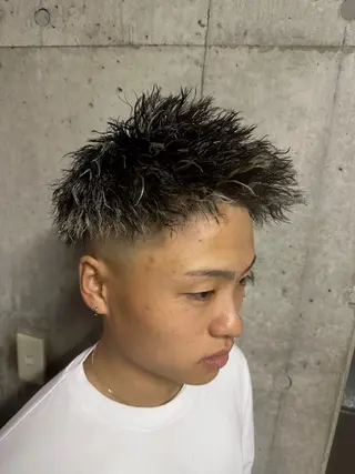ショート パーマ 菅原 大空のヘアスタイル