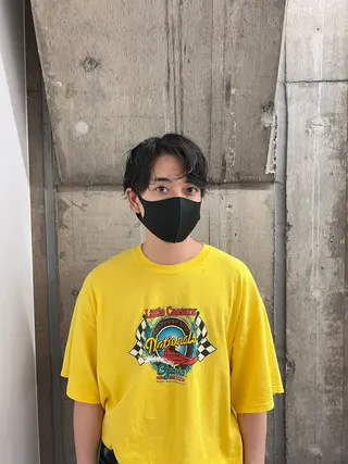 ショート カラー パーマ メンズ メンズパーマ /SUNAOのヘアスタイル