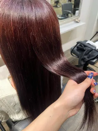 ロング 袋瀬 玲奈のヘアスタイル