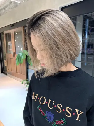 ショート カラー yuga/ パーマのヘアスタイル