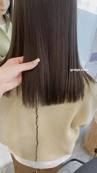 ミディアム カラー 顔周りレイヤー 🎀マリノのヘアスタイル