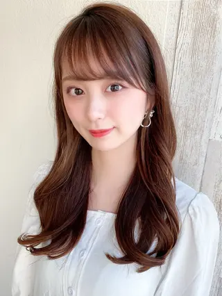 セミロング 塩江 南心のヘアスタイル