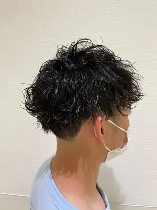 ショート パーマ メンズ ケンジアネッタ Men'sのヘアスタイル