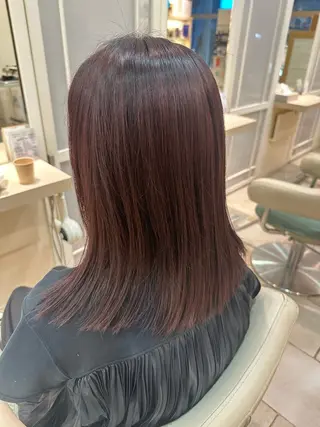 ミディアム 須田 柚希のヘアスタイル
