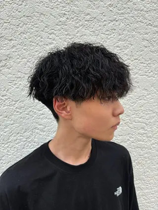 パーマ メンズ 伊藤 那月のヘアスタイル