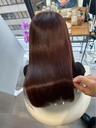 ロング 髪質改善Symbols池袋所属・女性髪質改善美容師 ユウキのヘアスタイル