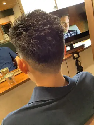 ショート メンズ 稲田 全将のヘアスタイル