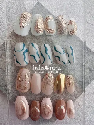ネイル haha@ ruruのネイルデザイン