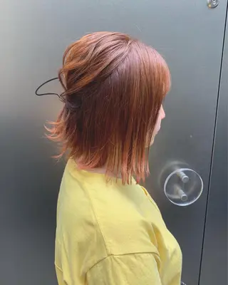 ショート カラー インナーカラー/天神 ブリーチ/吉田のヘアスタイル