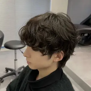 ショート パーマ メンズ メンズパーマ特化 /しゅうとのヘアスタイル