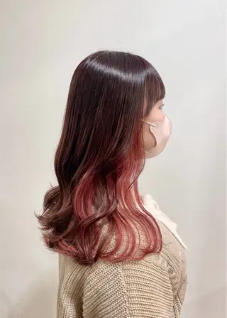 ロング カラー きむら なみか🪐のヘアスタイル