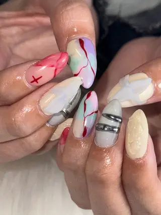 ネイル Nail Salon L'arc所属・💊大阪/心斎橋 moni🧠のネイルデザイン