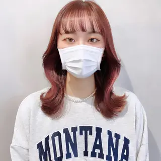 ミディアム カラー カラー系/カット特化 🟠オオタキマサシのヘアスタイル