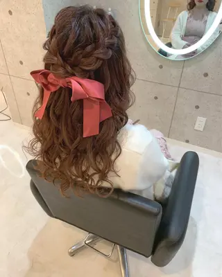 ヘアアレンジ lien natsukiのヘアスタイル