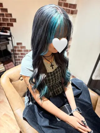 ロング 上原 花奈のヘアスタイル