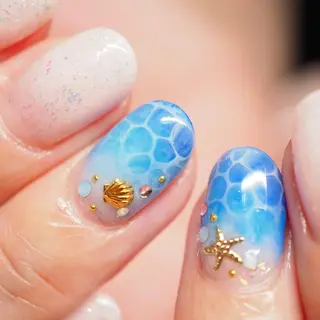 ネイル 深爪を断らない スカルプ高評価店のネイルデザイン