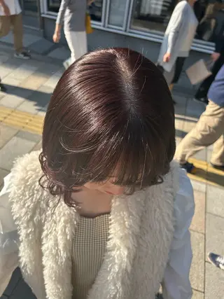 ミディアム カラー Ami♡表参道 ピンク/ラベンダーのヘアスタイル