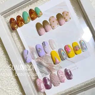 ネイル SUN&MOON所属・SUN&MOON REOのネイルデザイン