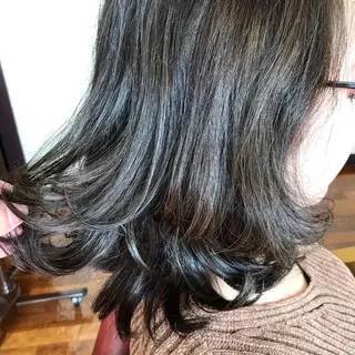 ミディアム カラー 大嶋 宏隆のヘアスタイル